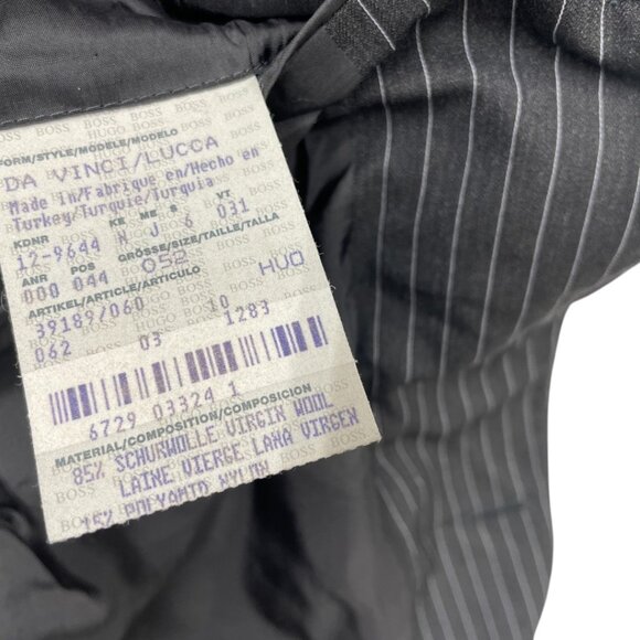 Hugo Boss Vinci/Lucca Brown Pin Stripe Wool Blazer Sport Coat Jacket Men's 42 R - Picture 5 of 10